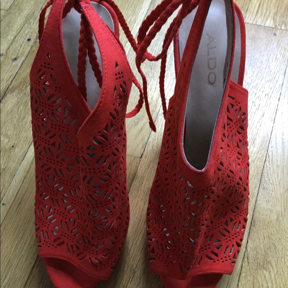 Open Toe Backless Platform Sandals - image 1